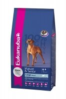Eukanuba Dog Mature & Senior для зрелых и пожилых собак крупных пород с ягненком и рисом 