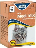 BOZITA Mini Feline Chunks in Sauce with Meat Mix 