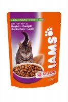 IAMS Cat Pouch для взрослых кошек с кроликом 100 г в желе