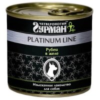 Четвероногий гурман для собак Platinum line - Рубец говяжий в желе 240г