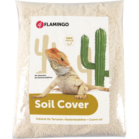 Flamingo песок для террариума, зерно 1-3 мм, белый,, 4 кг