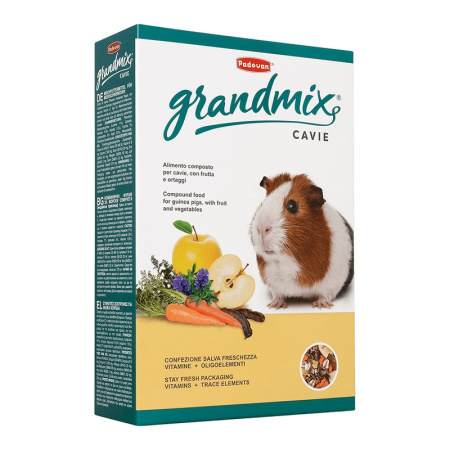 Корм Padovan Grandmix cavie для морских свинок с витамином С комплексный основной - 850 г