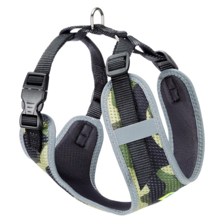 Ferplast Nikita Fashion Шлейка для кошек и собак, зеленая M43 - 55 см