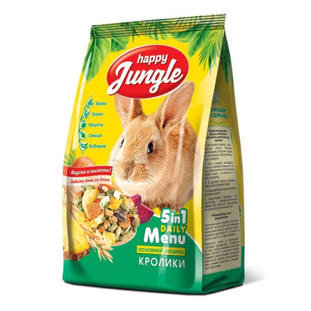 Happy Jungle сухой корм для кроликов - 400 г